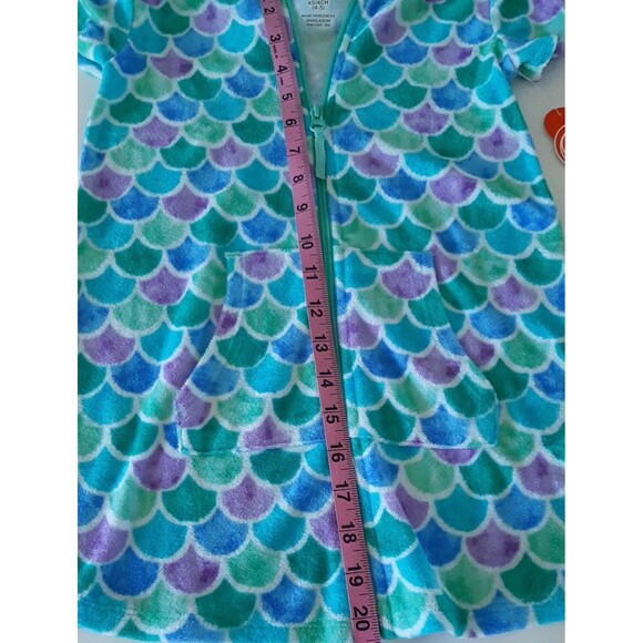 Girls Beach/ Pool Romper Hooded Terry Swimsuit Cover Up Size XS 4-5  NWT - Picture 4 of 7